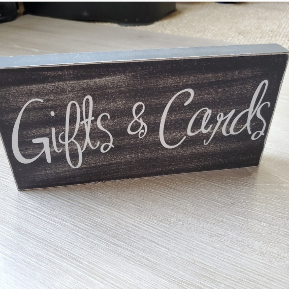 Wedding gift plaque
